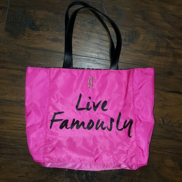 juicy couture pink tote bag